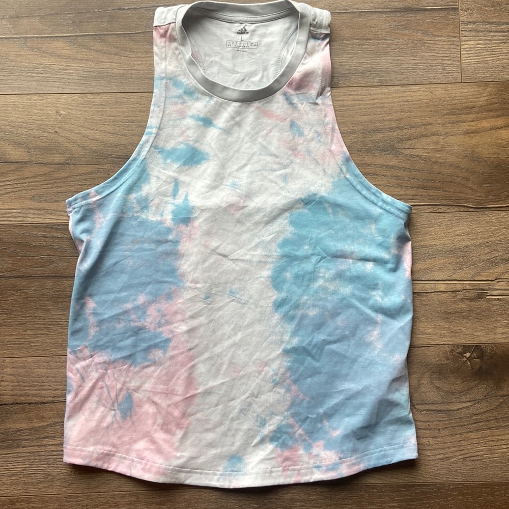 Adidas womens tie dye tank
